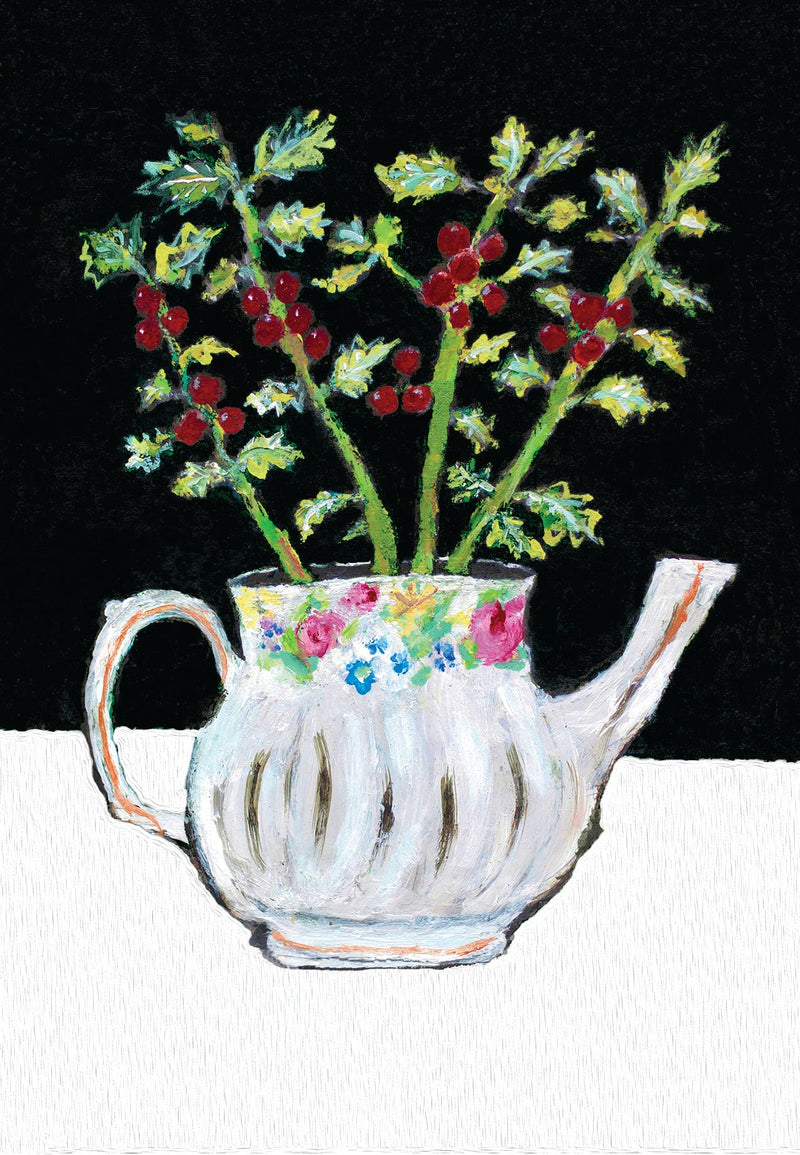 Christmas Floral Art Greeting cards