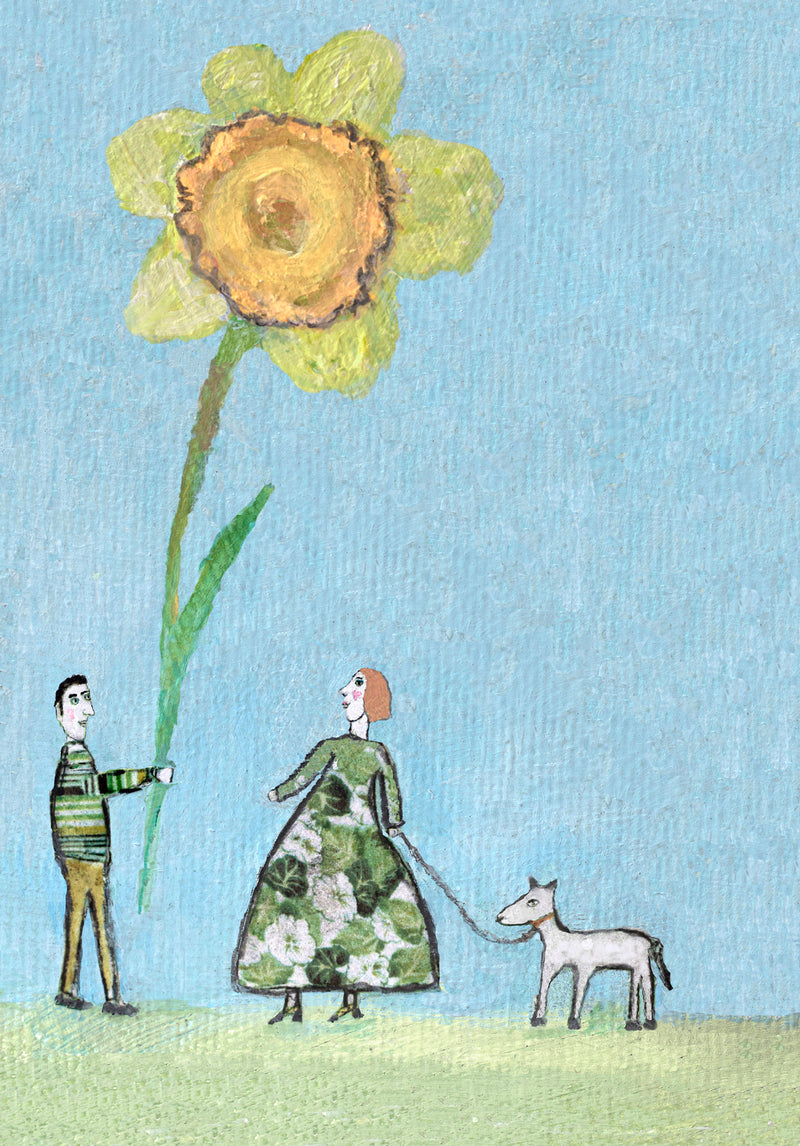 Daffodil  Easter Springtime Print by Zoe Attwood