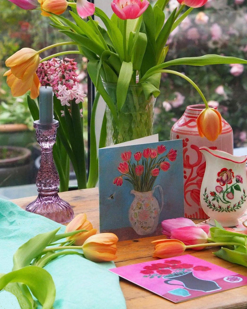 Floral Art cards by Zoe Atwood in Cath Kidston feature 