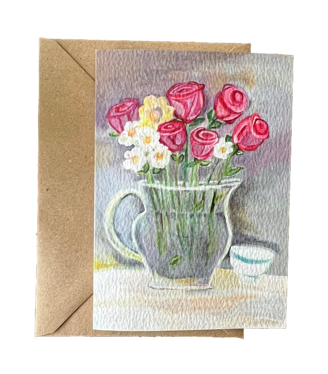 Summertime Art Greetings Card Set by Zoe Attwood - 6 Designs