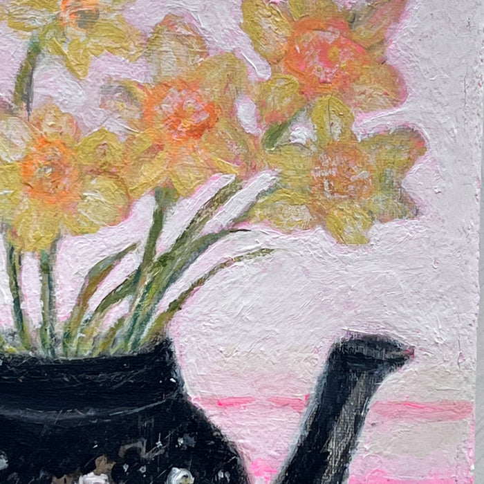 Daffodils in Sadler Teapot  - SOLD