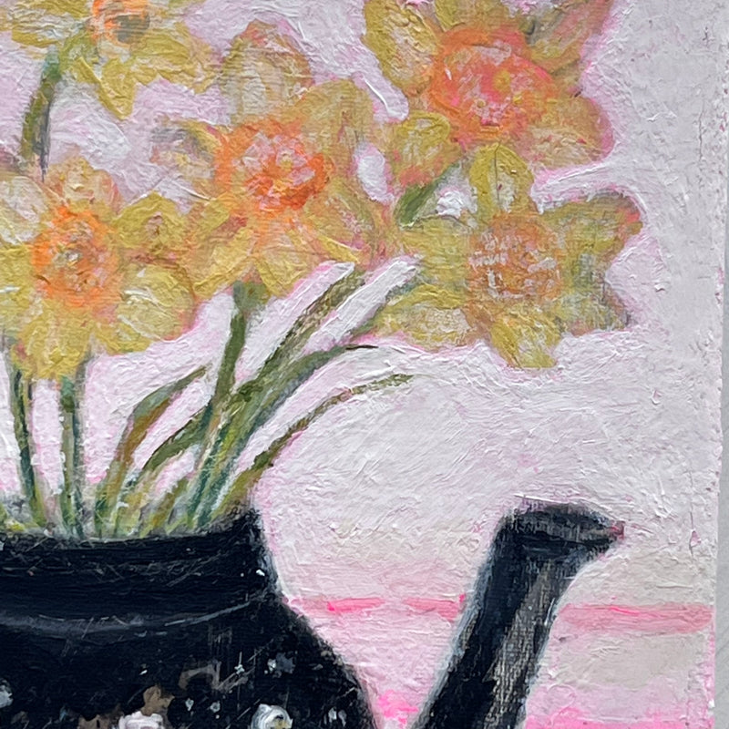 Daffodils in Sadler Teapot  - SOLD